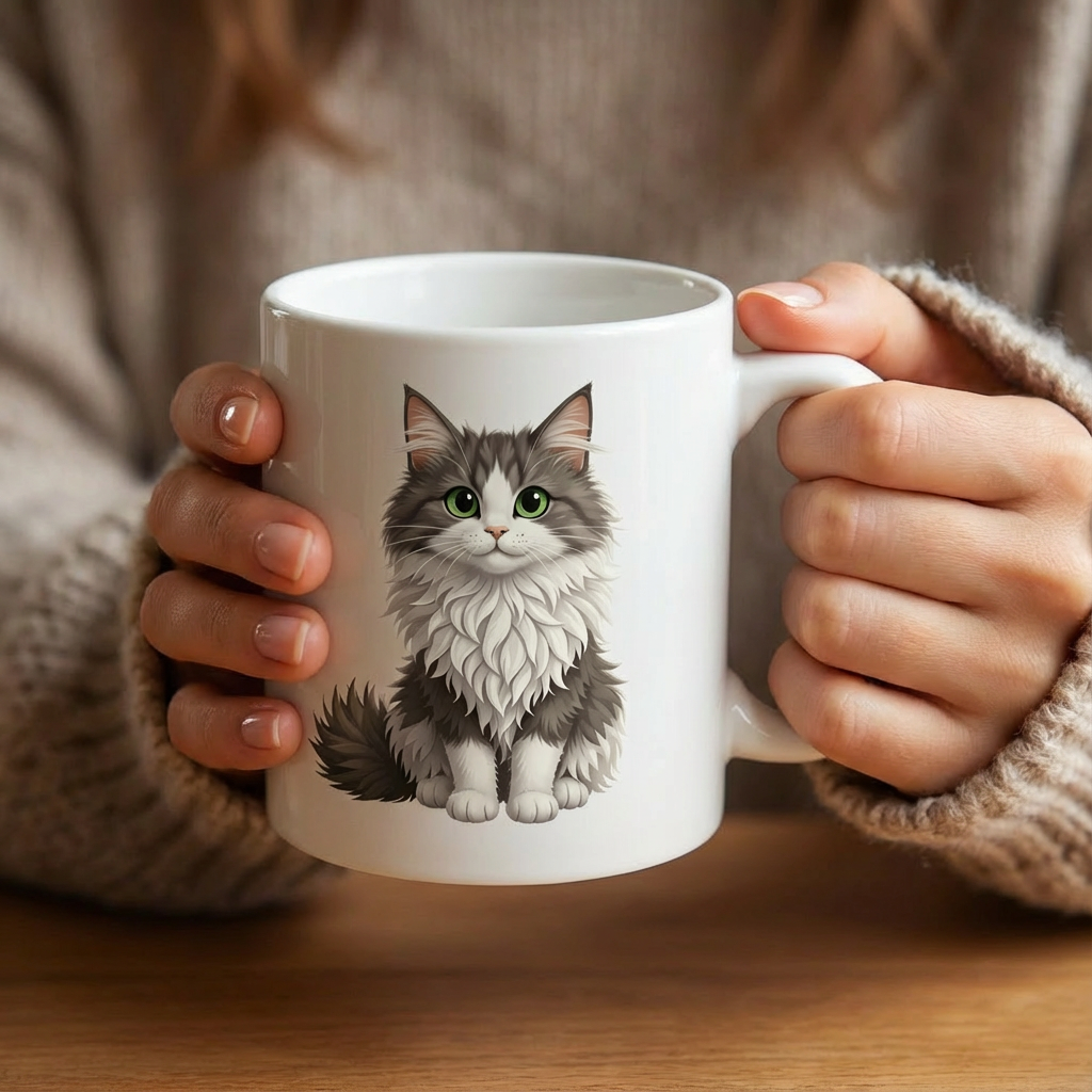 Cana Alba Fluffy Cat - Image 3
