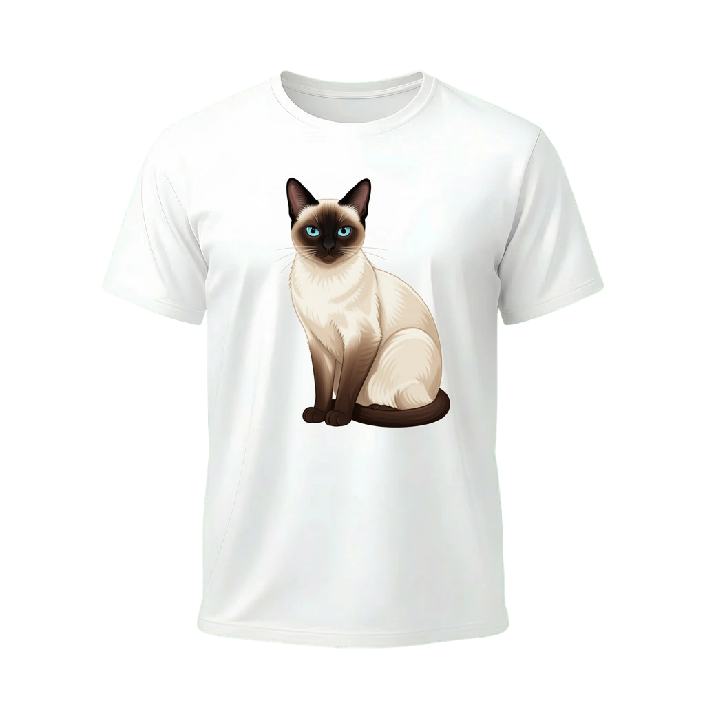 Tricou Unisex Siamese Cat