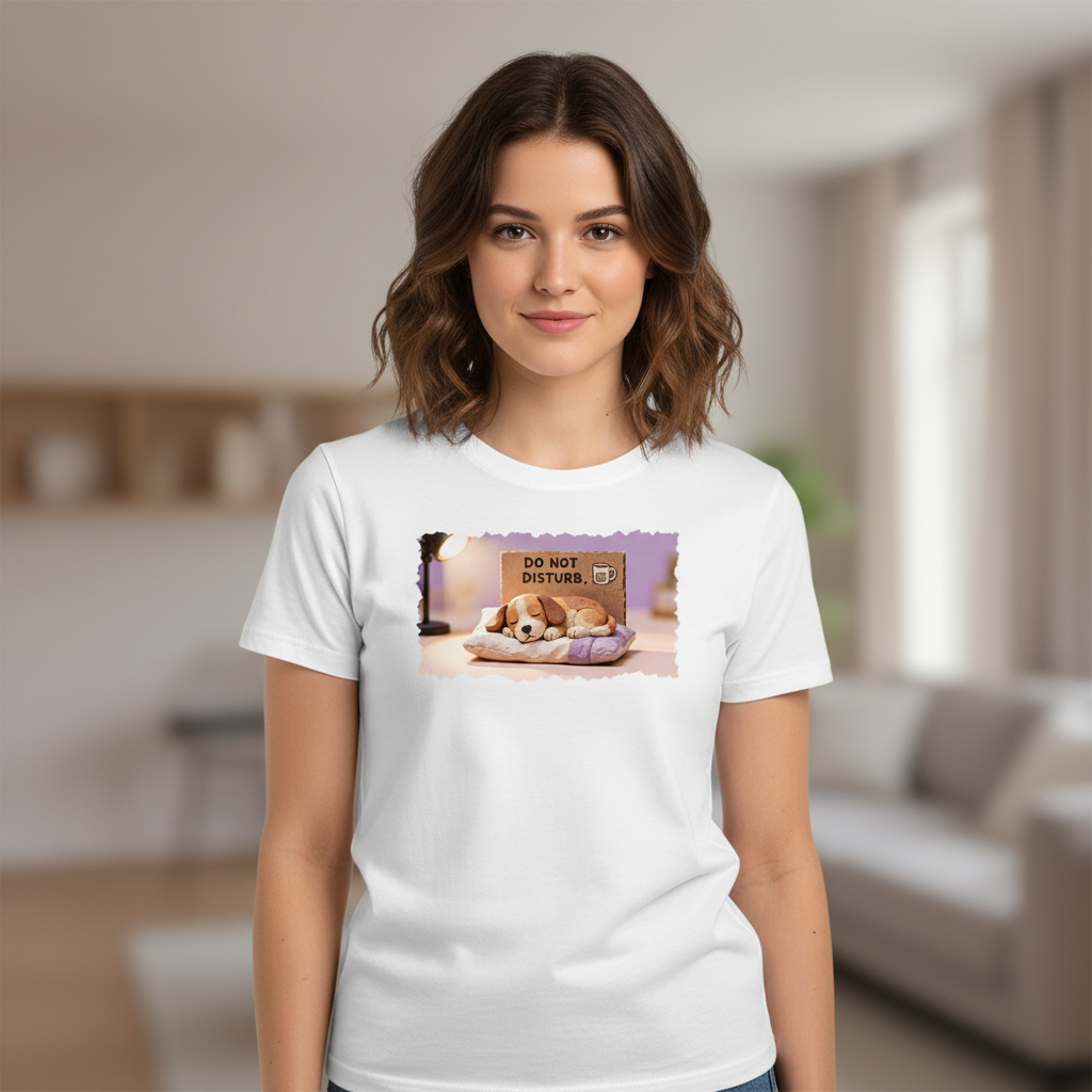 Tricou Unisex do not disturb - Image 3