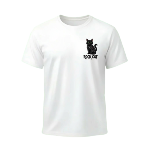Tricou Unisex Rock Cat