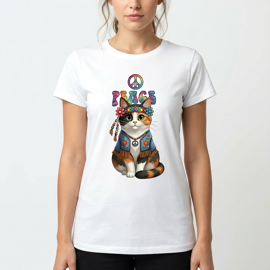 Tricou Unisex Calico Peace - Image 3