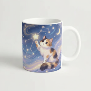 Cana Alba Personalizabila Constelation Cat