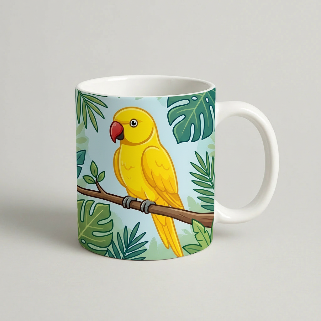 Cana Alba Yellow Indian Ringneck