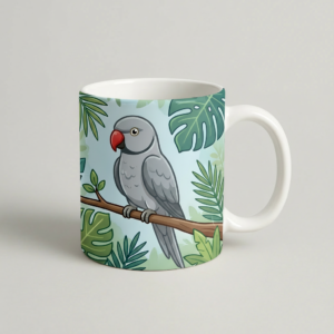 Cana Alba Grey Indian Ringneck