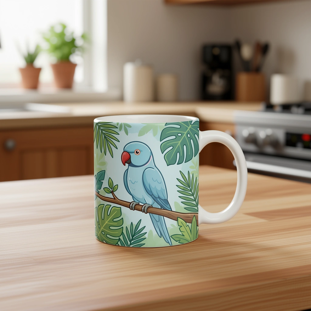 Cana Alba Blue Indian Ringneck - Image 3