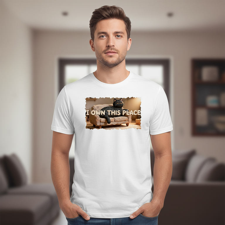 Tricou Unisex I own this place - Image 2