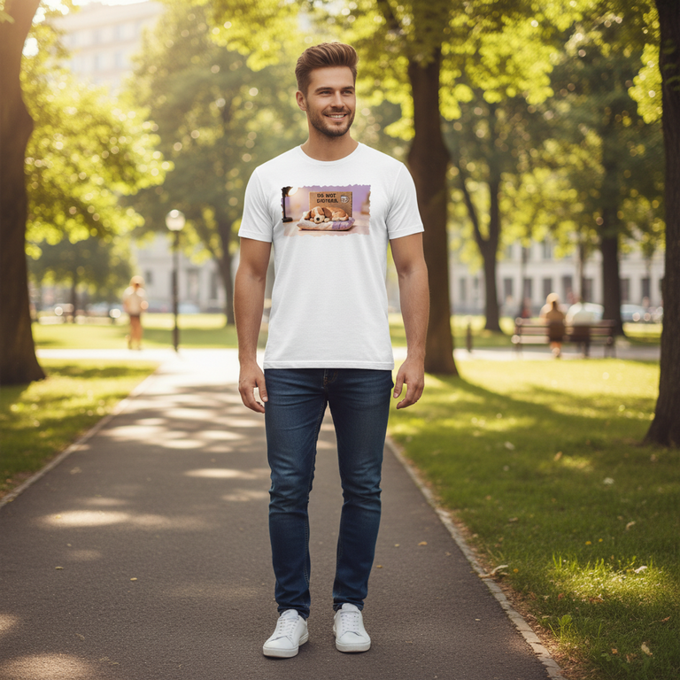 Tricou Unisex do not disturb - Image 2