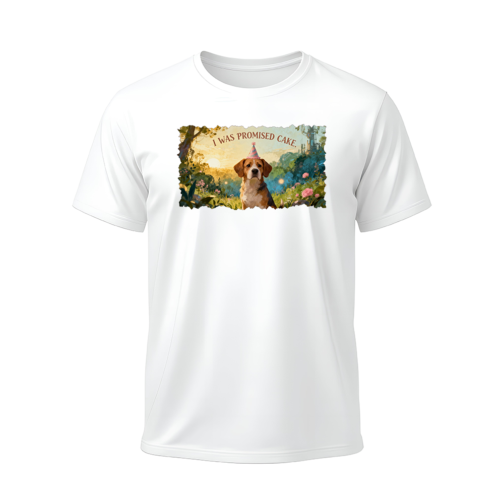 Tricou Unisex i was promised cake
