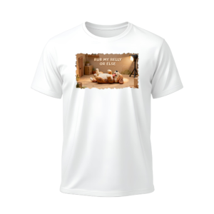 Tricou Unisex rub my belly or else