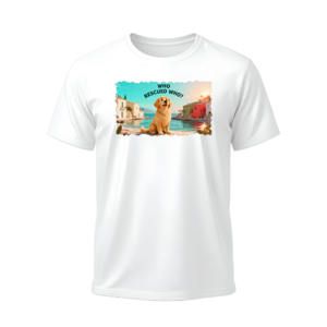 Tricou Unisex who rescued who