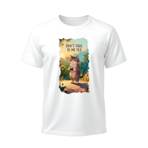 Tricou Unisex don't talk to me yet